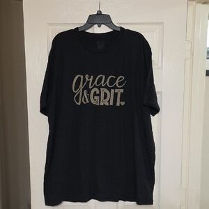 Grace & Grit Black Short Sleeve Tee